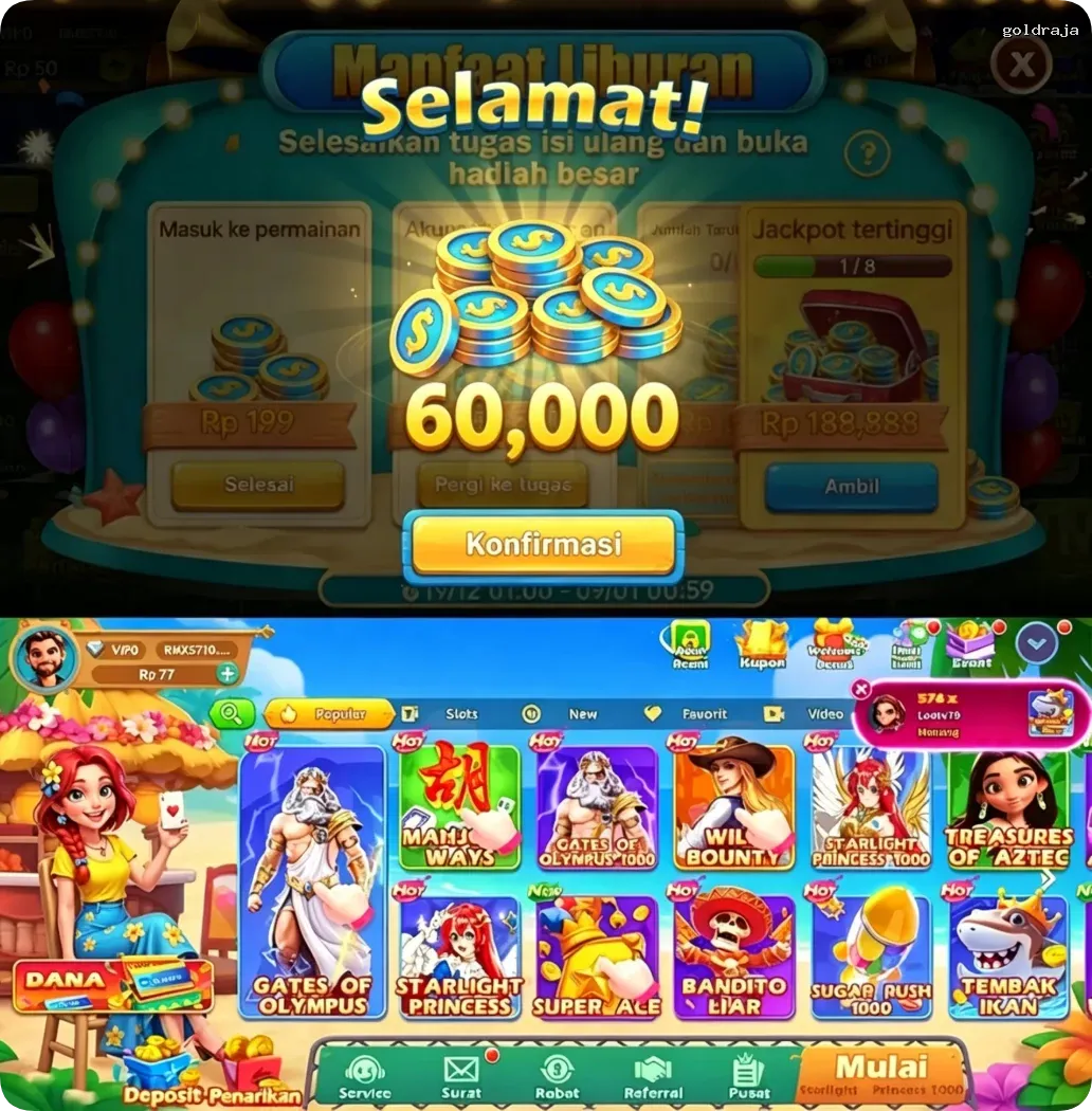 goldraja Masuk - goldraja Resmi